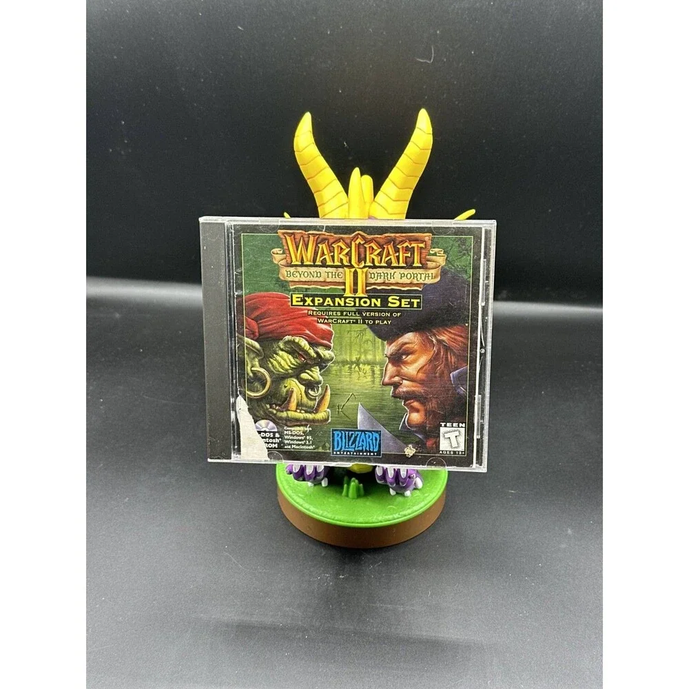 Warcraft PC Game Lot (Warcraft I, II + Expansion, III ROC + Frozen Throne) Discs